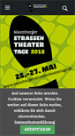 Mobile Screenshot of naumburger-strassentheatertage.de